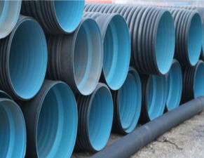 大口径排污管DN300 HDPE双壁波纹管的优势与应用
